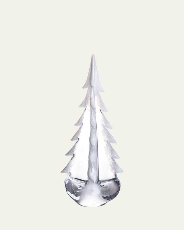 Snowy Branches Glass Tree - 16"